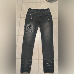 Black/Grey Amiri Jeans